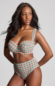 Biustonosz kąpielowy Panache Swim SEERSUCKER SW1842B Bette Balcony Bikini Top Seersucker Multi