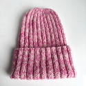 LAURIN Turn-Up Beanie 100% Alpaca 9034/100 Płatek Róży