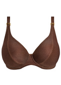 Biustonosz kąpielowy Fantasie Swim SABANA FS506402CHS Uw Plunge Bikini Top Chestnut Sparkle