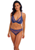 Biustonosz Wacoal SENSU LACE WE601202DAU Uw Plunge Bra Dark Azure