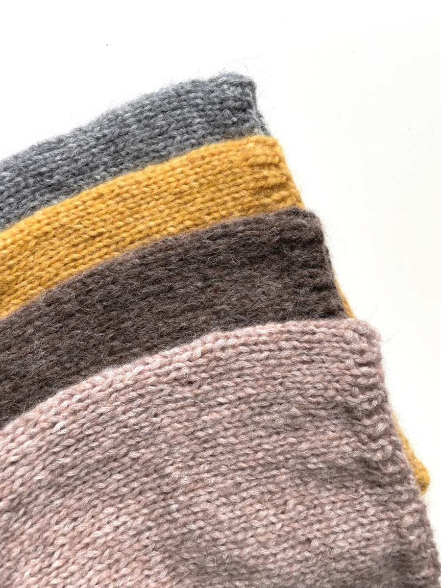CHMURKA Handmade Women's Alpaca Beanie 34 Różowy Marmur