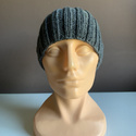 HELLI – czapka beanie z wełny baby merino 20 Ciemny szary zimowa unisex