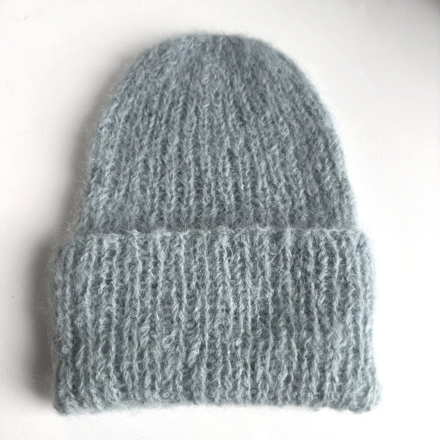 WATA CUKROWA – czapka z alpaki damska 09 morska zieleń