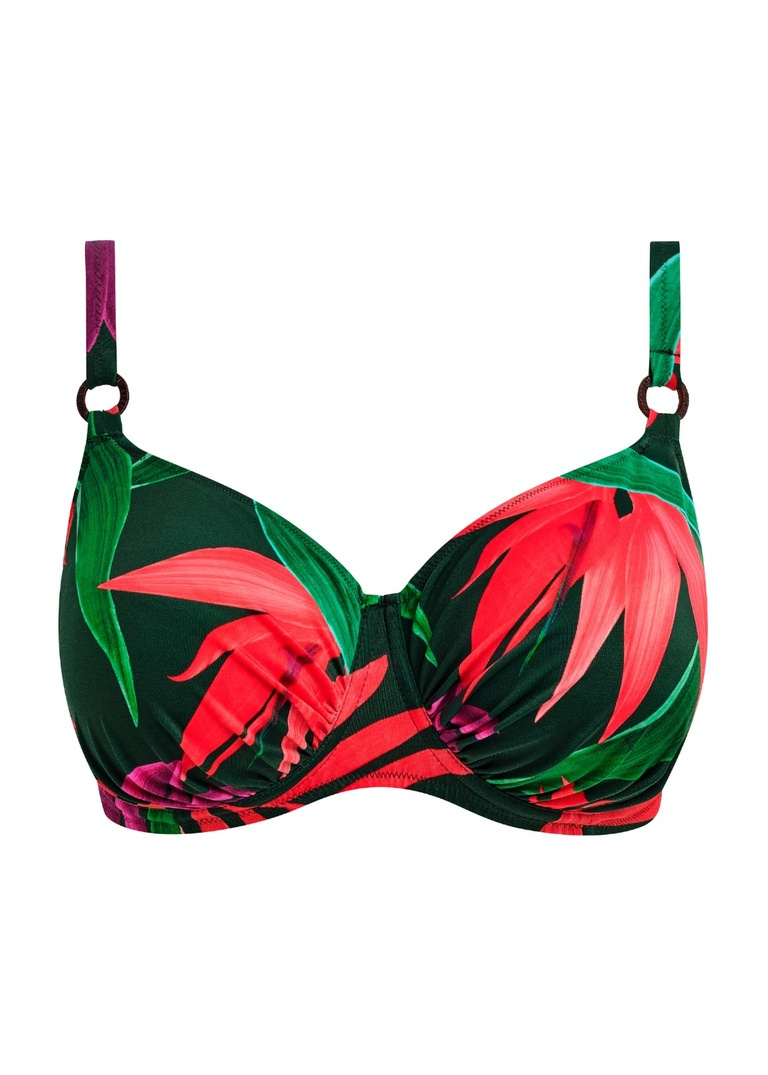 Biustonosz kąpielowy Fantasie PICHOLA FS503901MAG Uw Gathered Full Cup Bikini Top Mangrove