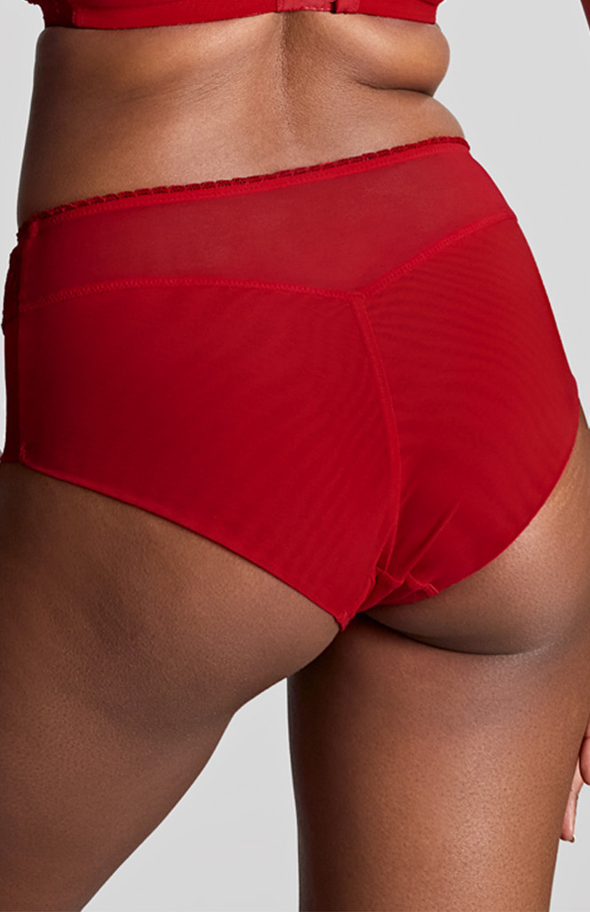Figi Panache TANGO LACE 10962 Deep Brief Scarlet