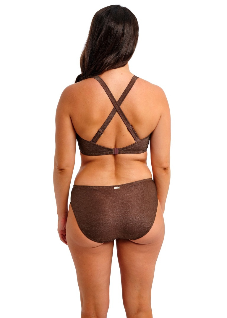 Figi kąpielowe Fantasie Swim SABANA FS506471CHS Mid Rise Bikini Brief Chestnut Sparkle