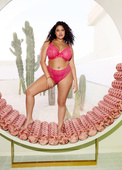 Brazyliany Elomi DARCIE EL302955AZA Brazilian Brief Azalea