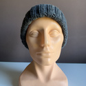 HELLI – czapka beanie z wełny baby merino 20 Ciemny szary zimowa unisex
