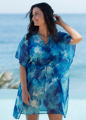 Tunika sukienka plażowa Fantasie Swim SAUNTON SANDS FS506094DAZ Kaftan Dazzling Blue