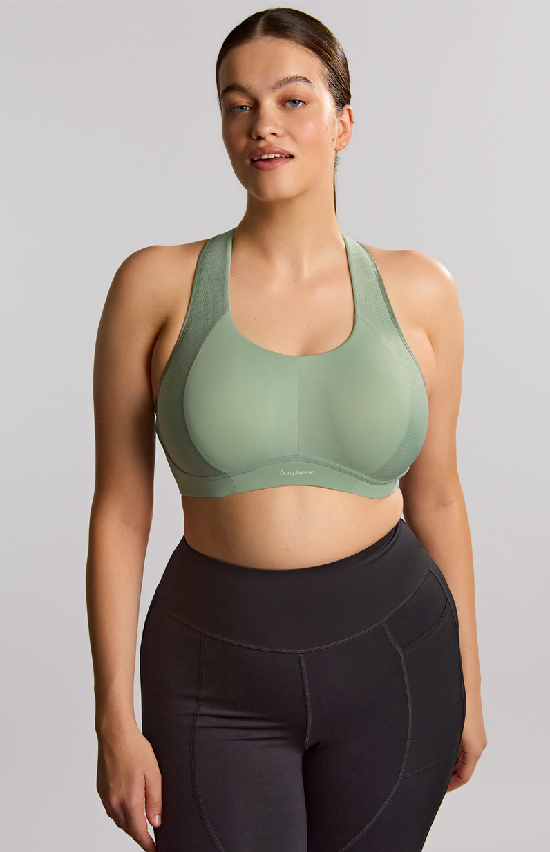 Biustonosz sportowy Panache THRIVE 9443 Wired Sports Bra Pale Green