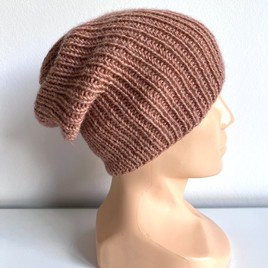 KIARA Beanie 100% Alpaca 9026 Blush