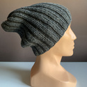 HELLI – czapka beanie z wełny baby merino 20 Ciemny szary zimowa unisex