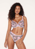 KOMPLET - Bielizna Freya ROSE BLOSSOM Multi AA402402MUI Uw Plunge Bra + AA402450MUI Brief (30F + M)