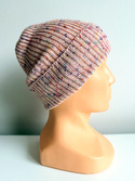 VARELLA – czapka merino beanie wywijana 100% baby merino 103 Urodzinowe Confetti różowa