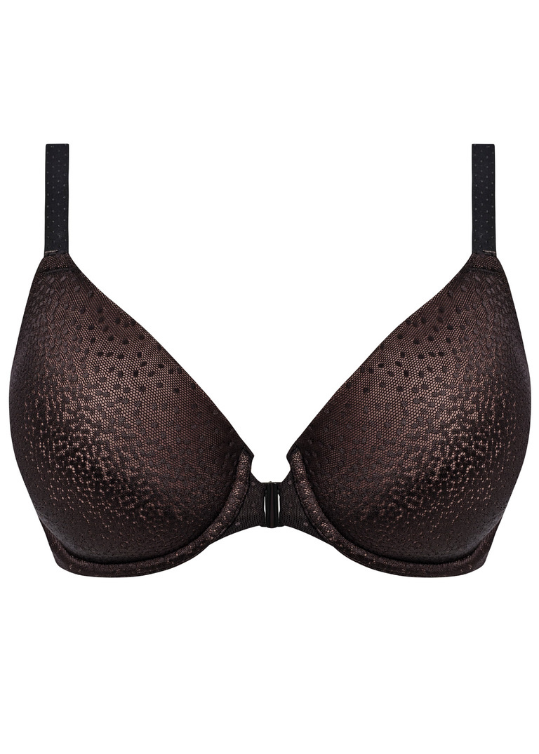 Biustonosz zapinany z przodu Wacoal BACK APPEAL WA853403BLK Uw Front Fastener Bra Black