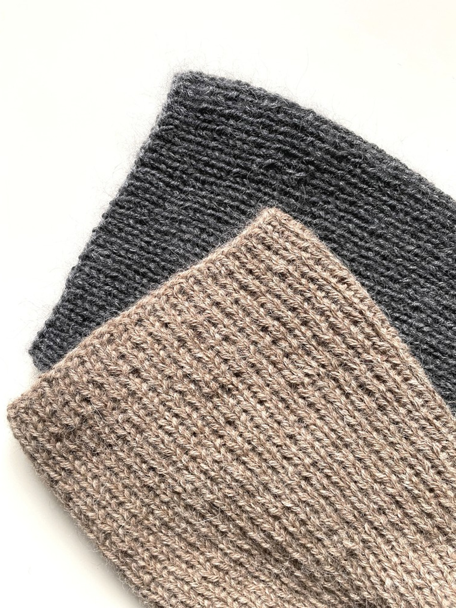 KIARA Beanie-Mütze aus 100% Alpaka 618 Nugat Beige
