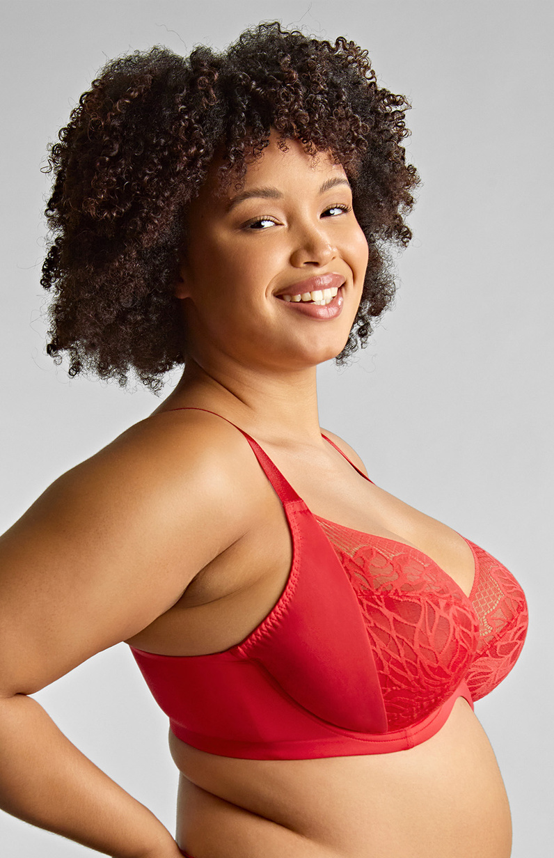 Biustonosz Sculptresse by Panache SOPHIA 11196 Plunge Bra Red
