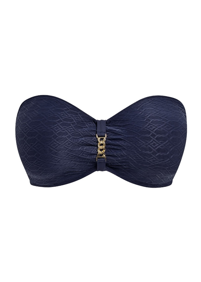 Góra od stroju kąpielowego Fantasie AZORES FS506610MIH Uw Bandeau Bikini Top Midnight