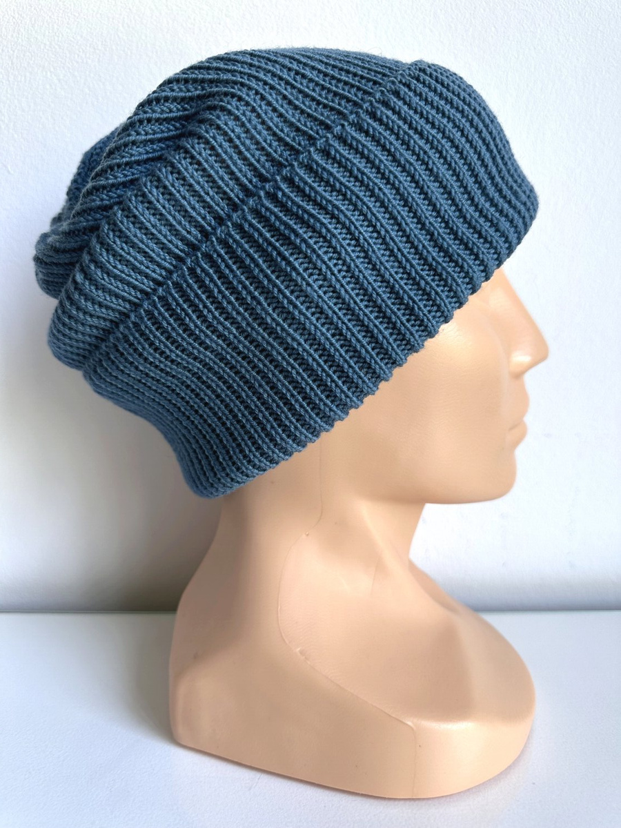 VARELLA Beanie-Mütze aus Merinowolle 100% Baby Merino 42 Petrol Winter