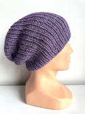 KIARA Women's Alpaca Beanie 100% Alpaca 4434 Ametyst