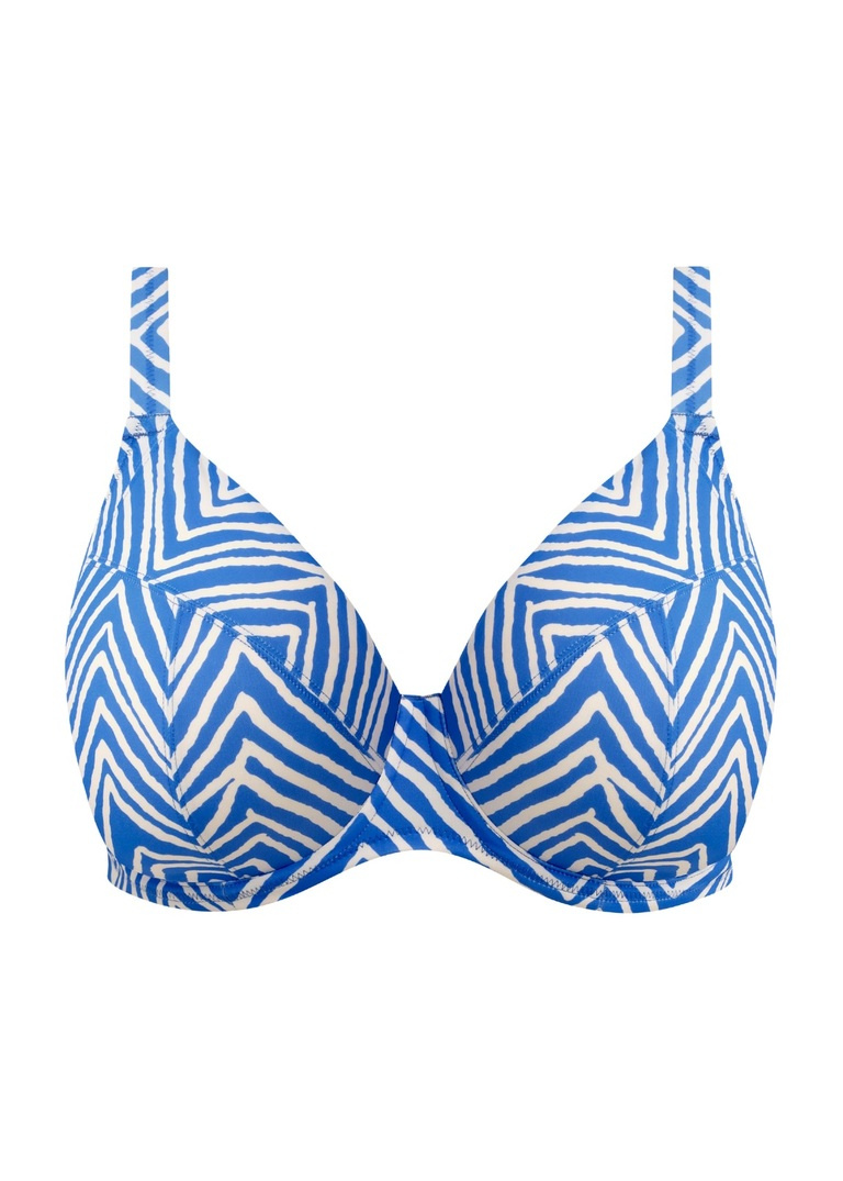 Biustonosz kąpielowy Elomi FIJI FALLS ES802602OCN Uw Plunge Bikini Top Ocean