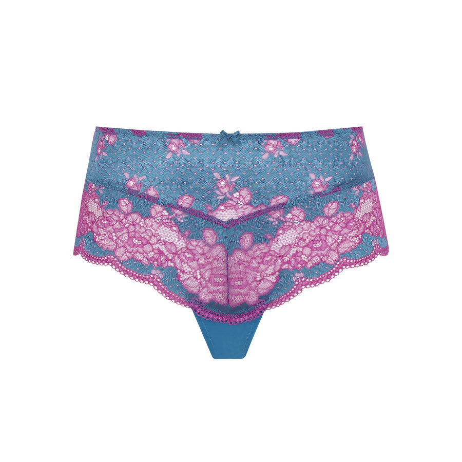 Wysokie majtki Panache CLARA 7258 Deep Brief Teal/Magenta