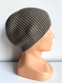 VARELLA Beanie-Mütze aus Merinowolle 100% Baby-Merinowolle 57 graubraun