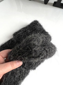 WATA CUKROWA Alpaca Beanie 05 Black