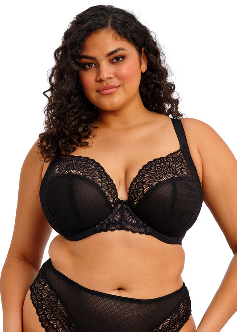 Biustonosz Elomi TIERNIE EL303334BLK Uw Plunge Bra - Stretch Black