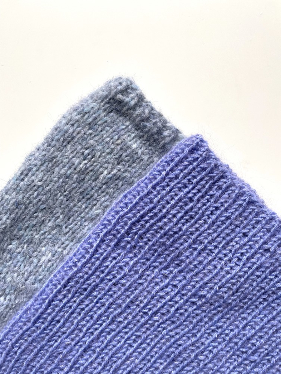 AUREA – ręcznie robiona czapka beanie baby merino + moher i jedwab damska dziecięca 25/11 Lawenda