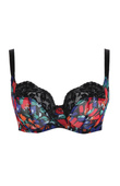 Biustonosz Panache NINA 10941 Balcony Bra Black Floral