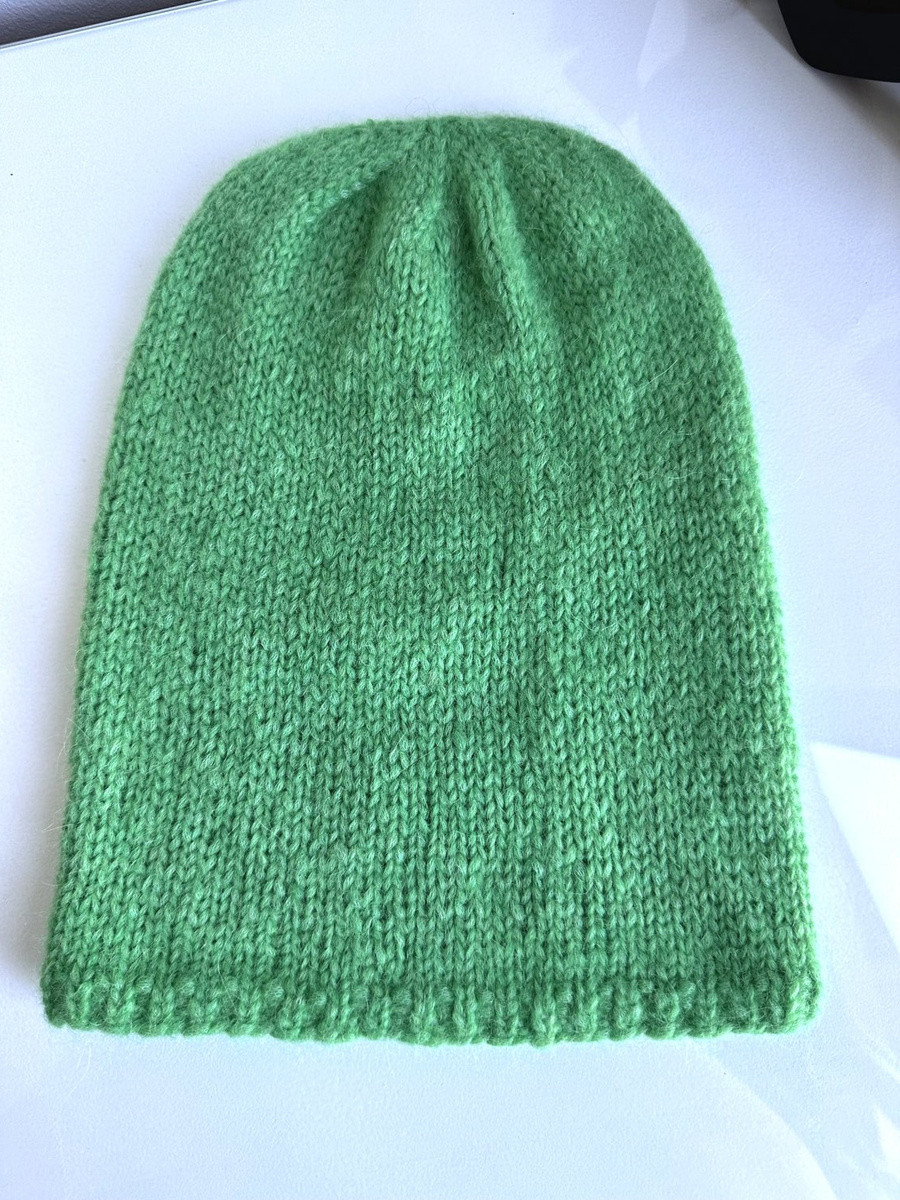 CHMURKA Alpaca Beanie 43 Parrot Green