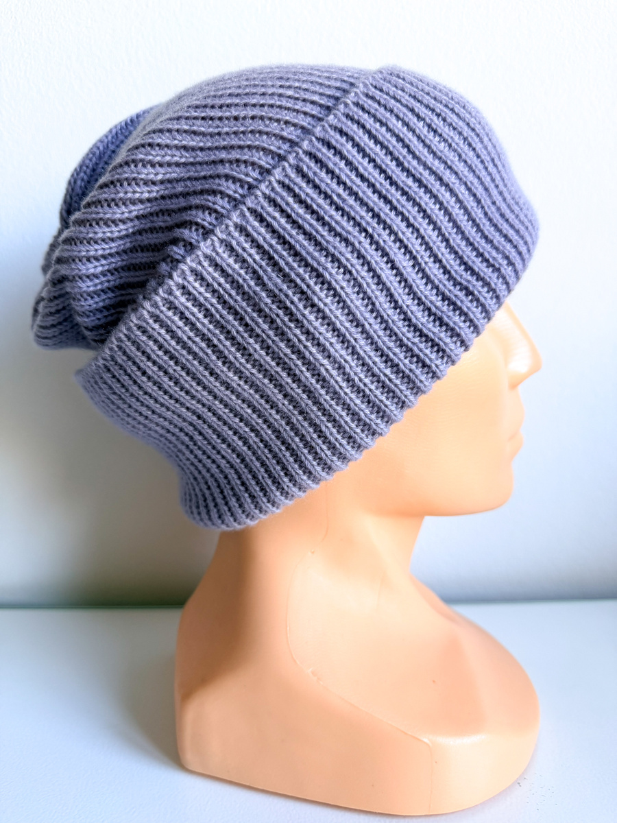 Wywijana czapka kaszmirowa 2.0 100% kaszmir 710 Fuji