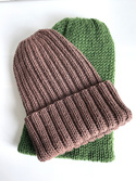 HELLI – czapka zimowa merino wywijana 52 Czekolada, unisex