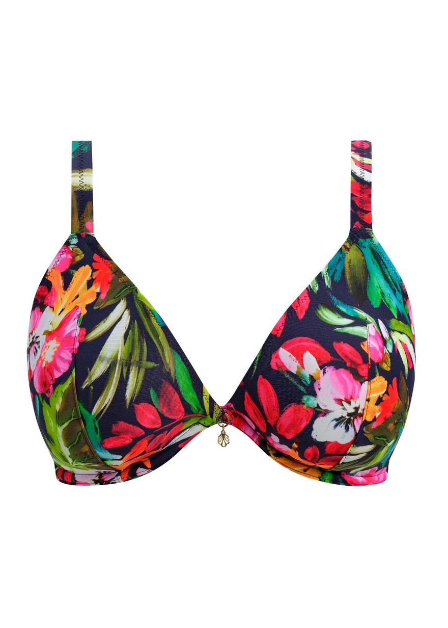 Biustonosz kąpielowy Freya Swim Kailua Shores AS207927MIH Uw Plunge Bikini Top Midnight