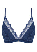Braletka Wacoal ABELLIA WE601703NOY Non Wired Bralette Navy Peony