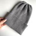 VARELLA – czapka beanie z wełny merino 100% Baby Merino 19 Szary