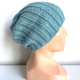 HELLI – czapka zimowa damska z wełny baby merino 10 Turkusowy Jasny