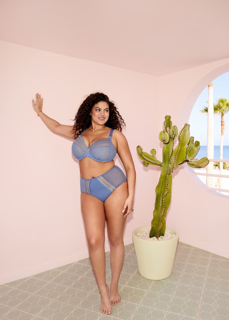 Biustonosz Elomi MATILDA EL8900LUE Uw Plunge Bra Lunar Blue