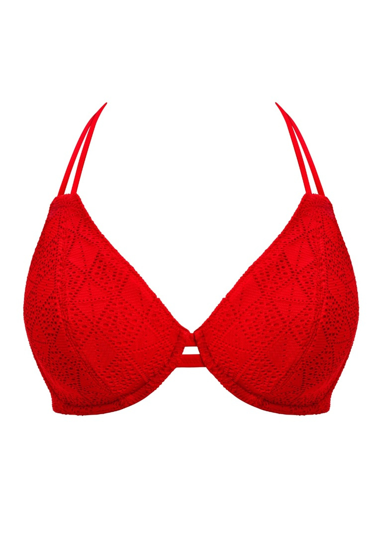 Biustonosz kąpielowy Freya Swim NOMAD NIGHTS AS205404LAA Uw Halter Bikini Top Lava