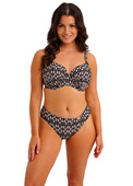 Biustonosz kąpielowy Fantasie SHELL BAY FS506901DEB Uw Gathered Full Cup Bikini Top Desert Blush