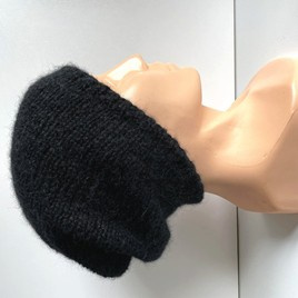 CHMURKA Women's Alpaca Beanie 31 Black