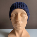KIARA Beanie-Mütze aus 100% Alpaka 5575 Dunkelblau