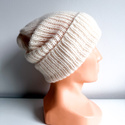 Nitkowe Love - Beanie kaszmirowa z jedwabiem 501/117 Neve (ecru)