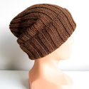 LAURIN Beanie 100% Alpaca 9042 Kasztan