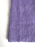 Handmade women's hat AUREA 100% baby merino plus mohair and silk 14/11 Purple