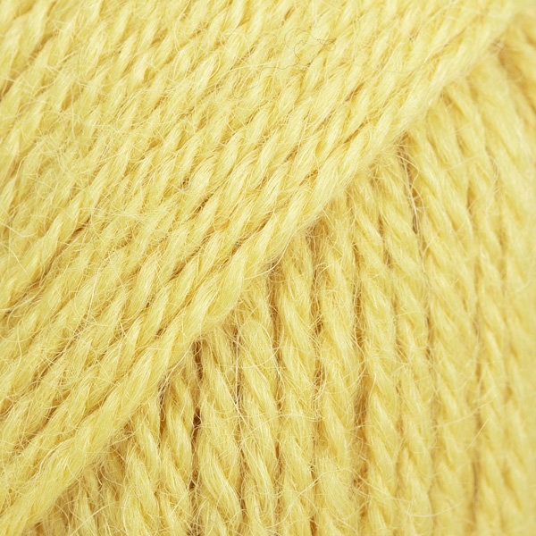 KIARA Alpaca Beanie 100% 9028 tarta cytrynowa