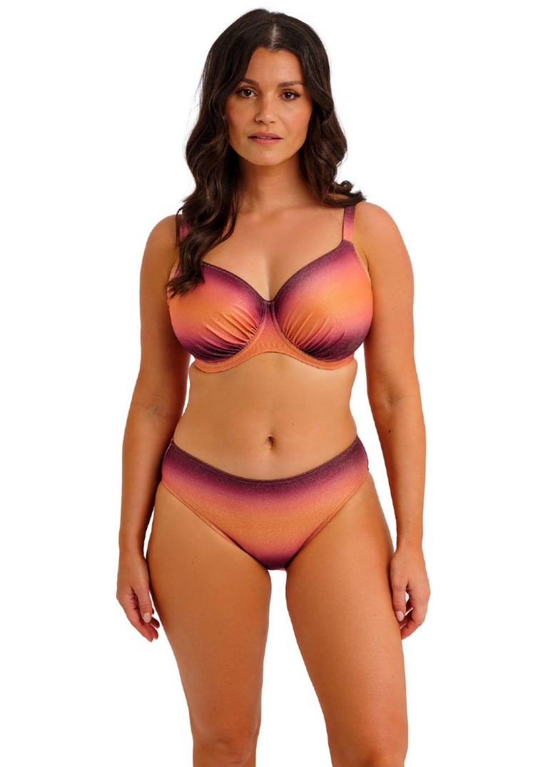 Figi kąpielowe Fantasie Swim PAROS COAST FS506172GLO Mid Rise Bikini Brief Sunset Glow
