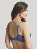 KOMPLET - Biustonosz Panache ANA Vintage Blue 9396 Plunge Bra + 9395 Brief (30FF, 32G, 34GG)