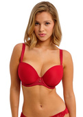 Biustonosz Freya FASCINATE AA403131CHR Uw Moulded Plunge T-shirt Bra Cherry